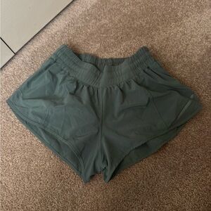 Women's Green Lululemon Shorts